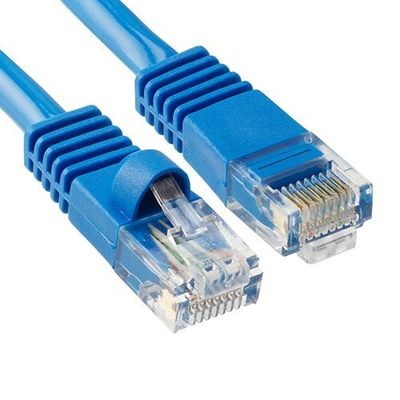 Μεταλλική ασπίδα Lszh Ethernet Network Cable 1m Cat6 Flat Patch Cord