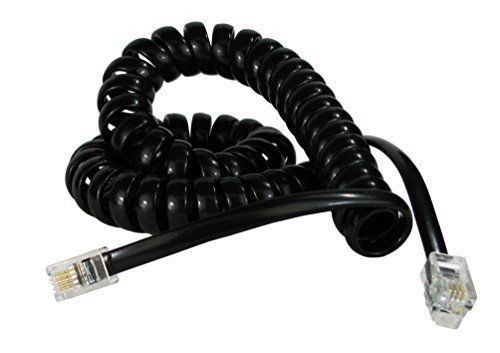 24AWG RJ11 Τηλεφωνικό καλώδιο PVC Jacket 1M 1.5M Μαύρο λευκό