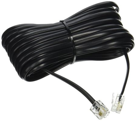 1μέτρο 24AWG Τηλεφώνημα επίπεδο καλώδιο τηλεφώνημα patch cord RJ12 έως RI12 6P6C