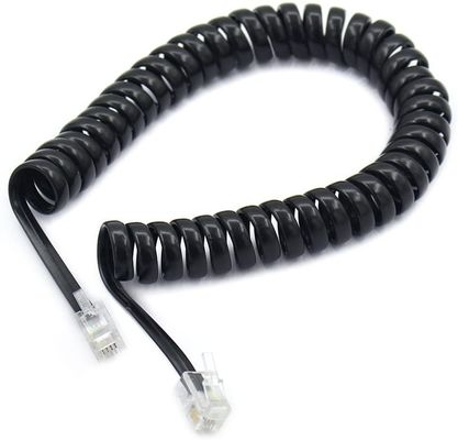 1μέτρο 24AWG Τηλεφώνημα επίπεδο καλώδιο τηλεφώνημα patch cord RJ12 έως RI12 6P6C