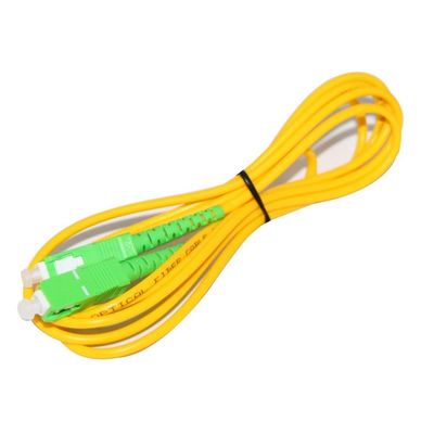 10ft Fiber Optic Patch Cord με Lc Fc St Os2 9-125Um 2Core SC αρσενικό προσαρμογέα