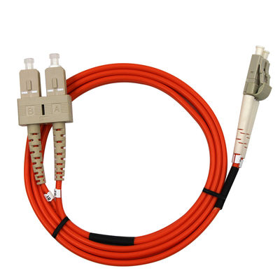 Διπλό 3Mtr Upc 2C Om4 Mtp Mpo καλώδιο Lc προς Lc patch cord Om3 2 αγωγούς
