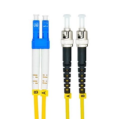 10ft Fiber Optic Patch Cord με Lc Fc St Os2 9-125Um 2Core SC αρσενικό προσαρμογέα