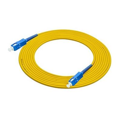 Καλώδιο Patch Οπτικών Ινών Single Mode SC σε SC 3m Κίτρινο