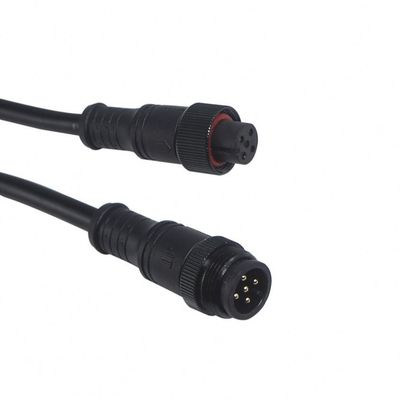 4pin 5pin 6pin ευθεία αρσενική βίδα M8 αδιάβροχος σύνδεσμος 60cm IP65 IP66