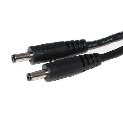 1M/1.2M 22AWG Copper DC Extension Cable 90 βαθμών δεξιά γωνία Jack 5.5*2.5mm