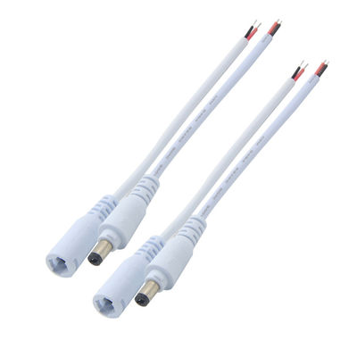 12V 24V συνεχές καλώδιο επέκτασης 5.5x2.1mm 5.5x2.5mm θηλυκό καλώδιο συνεχούς τροφοδοσίας για CCTV