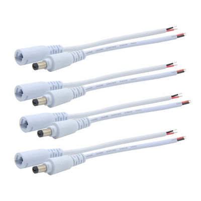 12V 24V συνεχές καλώδιο επέκτασης 5.5x2.1mm 5.5x2.5mm θηλυκό καλώδιο συνεχούς τροφοδοσίας για CCTV