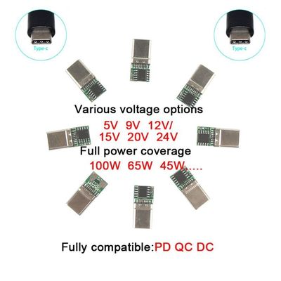20V 15V 9V 5V PD καλώδιο φόρτισης USB τύπου C 3.1 αρσενικό προς συνεχές αρσενικό 5521 5525mm σύνδεσμος