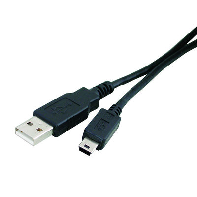 Μίνι USB 2.0 καλώδιο 1m γρήγορη φόρτιση Μεταφορά δεδομένων για κάμερα MP3