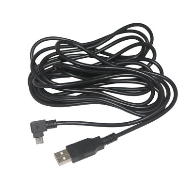 Μαύρο καλώδιο δεδομένων Micro-USB για κάμερα και MP3