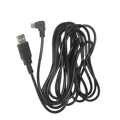 Μαύρο καλώδιο δεδομένων Micro-USB για κάμερα και MP3