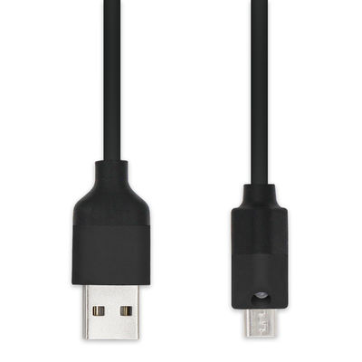 Μαύρο καλώδιο δεδομένων Micro-USB για κάμερα και MP3