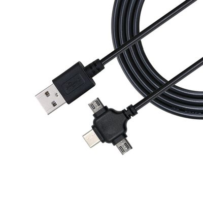 0.5m USB 2.0 γρήγορη φόρτιση USB καλώδιο δεδομένων 3 σε 1 USB καλώδιο φόρτισης