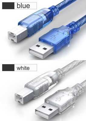 24AWG USB καλώδιο εκτυπωτή USB 2.0 τύπου A αρσενικό προς Β αρσενικό καλώδιο επέκτασης για εκτυπωτή