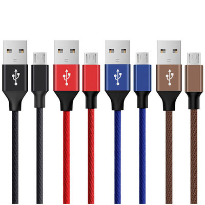 Υψηλής ταχύτητας δεδομένα και φόρτιση V8 Micro USB καλώδιο 1m 1,2m για μαύρο/λευκό κινητό τηλέφωνο