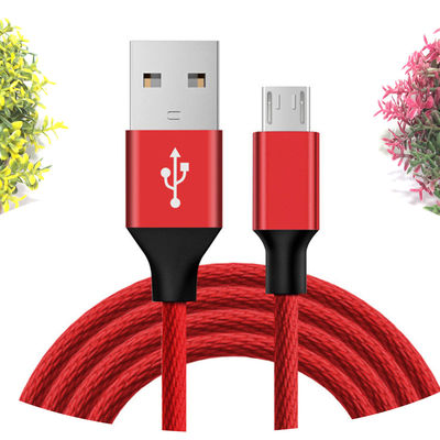 Υψηλής ταχύτητας δεδομένα και φόρτιση V8 Micro USB καλώδιο 1m 1,2m για μαύρο/λευκό κινητό τηλέφωνο