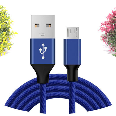 Υψηλής ταχύτητας δεδομένα και φόρτιση V8 Micro USB καλώδιο 1m 1,2m για μαύρο/λευκό κινητό τηλέφωνο