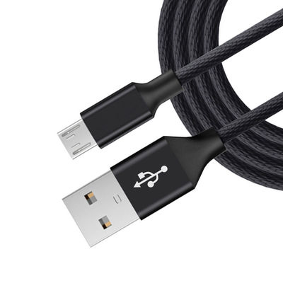 Υψηλής ταχύτητας δεδομένα και φόρτιση V8 Micro USB καλώδιο 1m 1,2m για μαύρο/λευκό κινητό τηλέφωνο