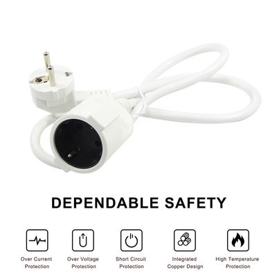 Επιτοίχιο καλώδιο προέκτασης EU H05VV-F 3G0.75mm2 Μαύρο βιομηχανικό καλώδιο ρεύματος