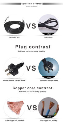 6ft PVC Jacket Αυστραλία 3 Pin Plug για IEC 60320 C19 Σωλήνα τροφοδοσίας για Servers PDU
