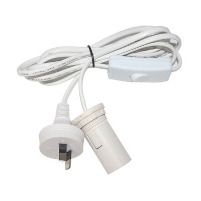 Δικτύωμα H03VVh2-F 2G*0.75mm2 Αλμυρό λαμπτήρα dimmer διακόπτης και E14 καλώδιο ρεύματος με Australia Plug