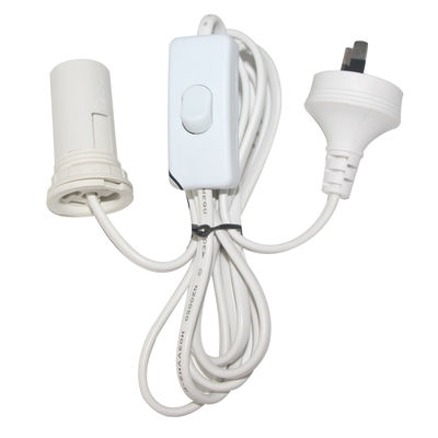 Δικτύωμα H03VVh2-F 2G*0.75mm2 Αλμυρό λαμπτήρα dimmer διακόπτης και E14 καλώδιο ρεύματος με Australia Plug