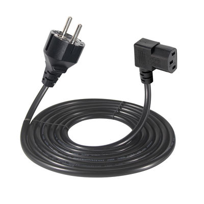 Καλώδιο τροφοδοσίας CEE7-7 σε ορθή γωνία C13 1.8m PVC HO5VV-F3G