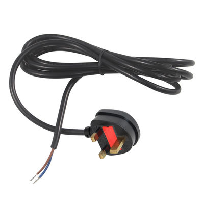 H05vv-f 3*0,5mm2/0,75mm2 IEC θηλυκό άκρο τύπου UK 3 άκρων καλώδιο για σύνδεσμο PDU επιτραπέζιου υπολογιστή