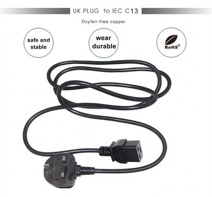 Ηλεκτρική ανασυρόμενη τροχιά με 1400W C19 16A BS1363 καλώδιο ρεύματος