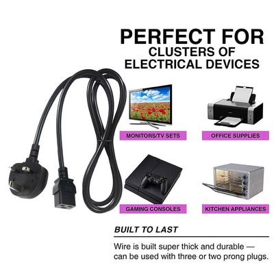 Ηλεκτρική ανασυρόμενη τροχιά με 1400W C19 16A BS1363 καλώδιο ρεύματος