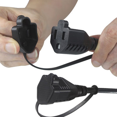 NEMA 5-15P 3x5-15R Y Δυναμικό καλώδιο διαχωρισμού 3FT 16AWG ελαστικό σακάκι