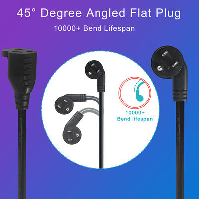 NEMA 5-15P 3x5-15R Y Δυναμικό καλώδιο διαχωρισμού 3FT 16AWG ελαστικό σακάκι