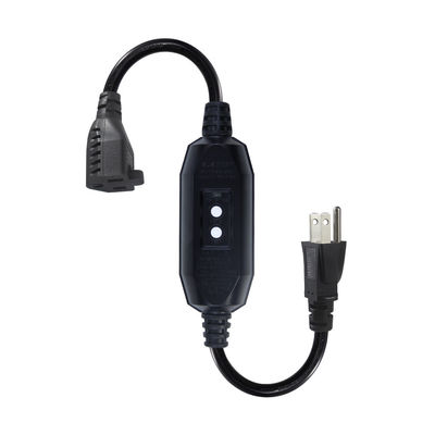 GFCI NEMA 515P έως 515R Σύρμα ρεύματος εναλλασσόμενου ρεύματος για υπολογιστές
