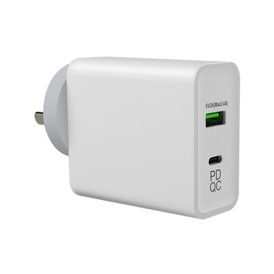 240V 45W QC 3,0 Wall Plug Power Supply Adapter για καλώδιο Euro Usb C 2m