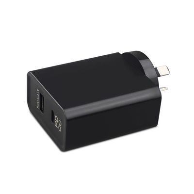240V 45W QC 3,0 Wall Plug Power Supply Adapter για καλώδιο Euro Usb C 2m