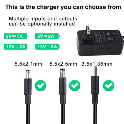 12V Παγκόσμιος προσαρμογός τροφοδοσίας 1A 5A 3A Πλακέτα τοίχου τύπου AC προς DC