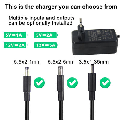 Μετασχηματιστής ρεύματος AC σε DC 12V 5A με βύσμα UK 3 ακίδων