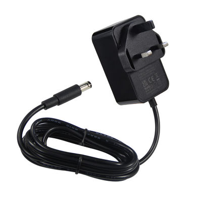 12V 1.5A Βρετανικό AC προς DC 5.5*2.1 5.5*2.5mm Αναπροσαρμοστής τροφοδοσίας με πιστοποιητικό ROHS