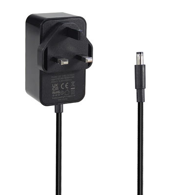 Δίχτυλο τοιχώματος DC 12V 1A Αναπροσαρμοστής ρεύματος 12W 12V 1000mA για EU US UK AU