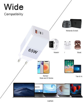 EU US UK AU GaN 140w 120w 65w 45w φορητό φορητό φορτιστή USB C με λειτουργία QC2.0