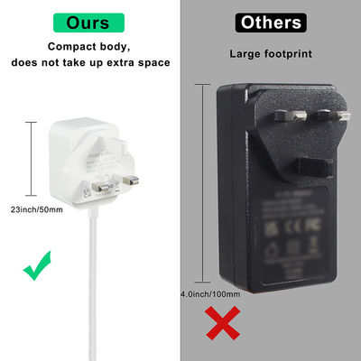 DC 12V2A Αναπροσαρμοστής τροφοδοσίας 2000mA 24W μετατροπέας AC/DC με 5.5 x 2.5mm 2.1mm Plug
