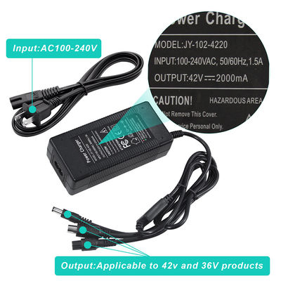 3 σε 1 Παγκόσμιος φορτιστής Εισόδου 100-240V IEC C8 Εισόδου 42V 2A Ηλεκτρονικός προσαρμογός τροφοδοσίας φορητού υπολογιστή