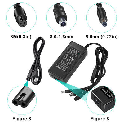 3 σε 1 Παγκόσμιος φορτιστής Εισόδου 100-240V IEC C8 Εισόδου 42V 2A Ηλεκτρονικός προσαρμογός τροφοδοσίας φορητού υπολογιστή