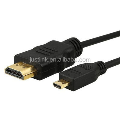Υψηλής ταχύτητας 5FT 1.5M V1.4 HDMI προς Micro HDMI για HDTV PS3 XBOX 3D LCD