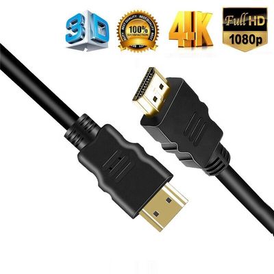 Προσαρμοσμένο μήκος 2.0 έκδοση HDMI καλώδιο 4K 60Hz 3D1080P 18Gbps 1M/2M/3M