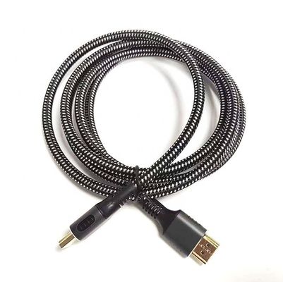 Υψηλής ταχύτητας 4K 8K UHD πλεγμένο νάιλον HDMI 2.1 καλώδιο