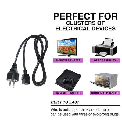 30A 240V καλώδιο 1.5mm Shuko VDE ενισχυτικό καλώδιο IECC19 θηλυκό σύνδεσμο