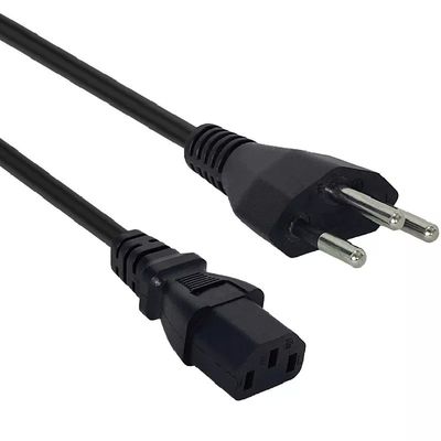 SEV 1011 Ελβετικού τύπου J σε IEC C13 Καλώδιο ρεύματος 10A 250V