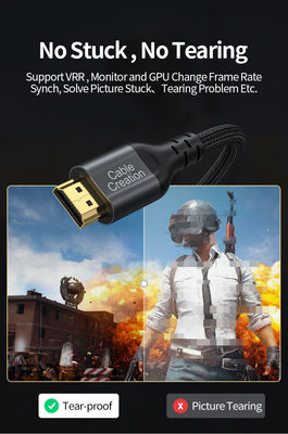 48Gpbps 8K60Hz 4K120Hz 8K HDMI 2.1 καλώδιο HDMI2.1 M έως M καλώδιο με PVC Jacket